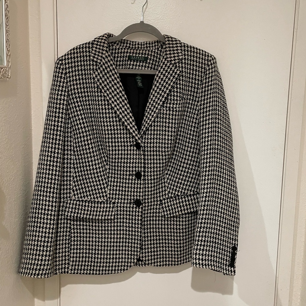 Ralph Lauren Houndstooth blazer